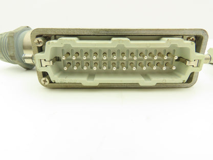 Phoenix Contact 24-Pin 16A Male Female Connector HC-KA Terminals Lot of 4