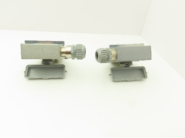 Phoenix Contact 24-Pin 16A Male Female Connector HC-KA Terminals Lot of 4