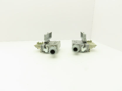 Phoenix Contact 24-Pin 16A Male Female Connector HC-KA Terminals Lot of 4