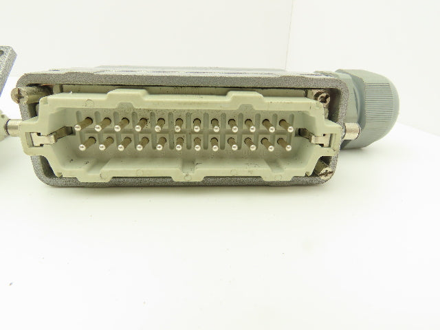 Phoenix Contact 24-Pin 16A Male Female Connector HC-KA Terminals Lot of 4