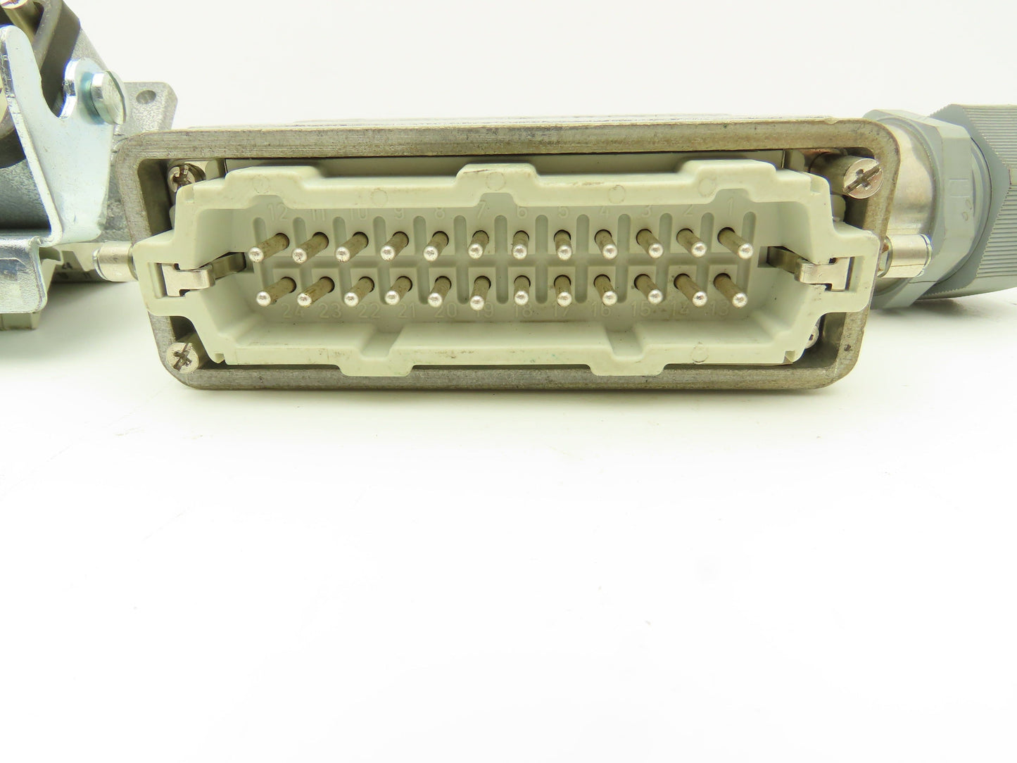 Phoenix Contact 24-Pin 16A Male Female Connector HC-KA Terminals Lot of 4