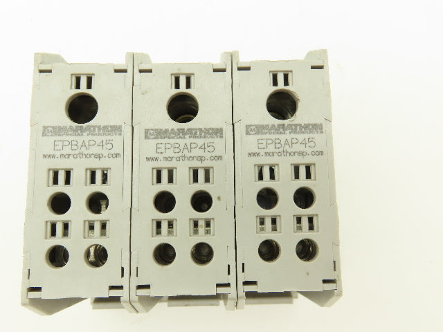 Marathon Electric EPBAP45 Power Distribution Terminal 200A 600V AC/DC Lot of 3