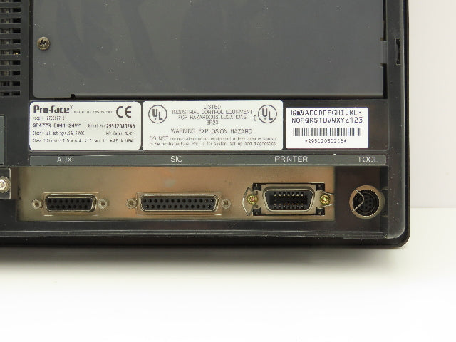 Pro-Face GP477R-EG41-24VP Broken Operator Interface Control Panel 9.1" Display