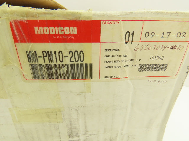 Modicon AEG MM-PM10-200 PanelMate Plus HMI Operator Display Panel