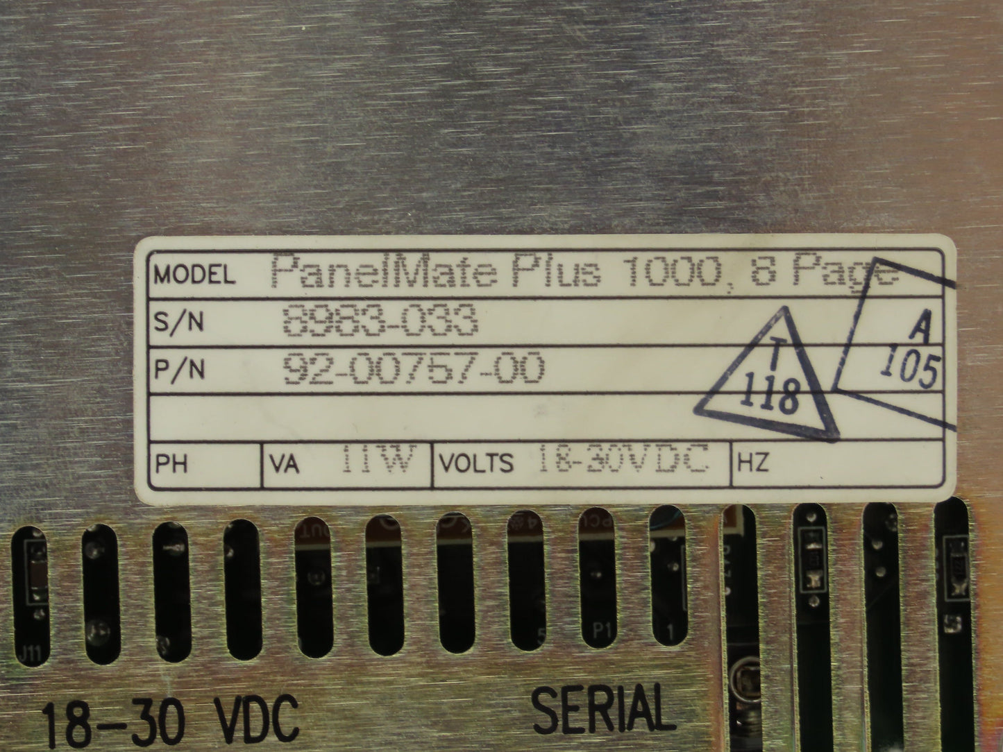 Modicon AEG MM-PM10-200 PanelMate Plus HMI Operator Display Panel