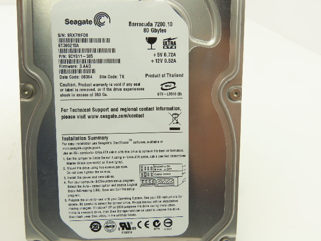 Siemens WRE 770 P350 Harddisk