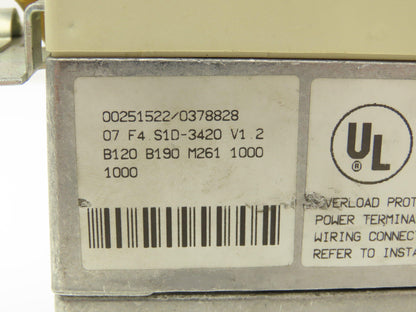 KEB 07.F4.S1D-3420/1.2 Combivert AC Drive 3PH 1.8KVA 480V 1.8A HF Filter