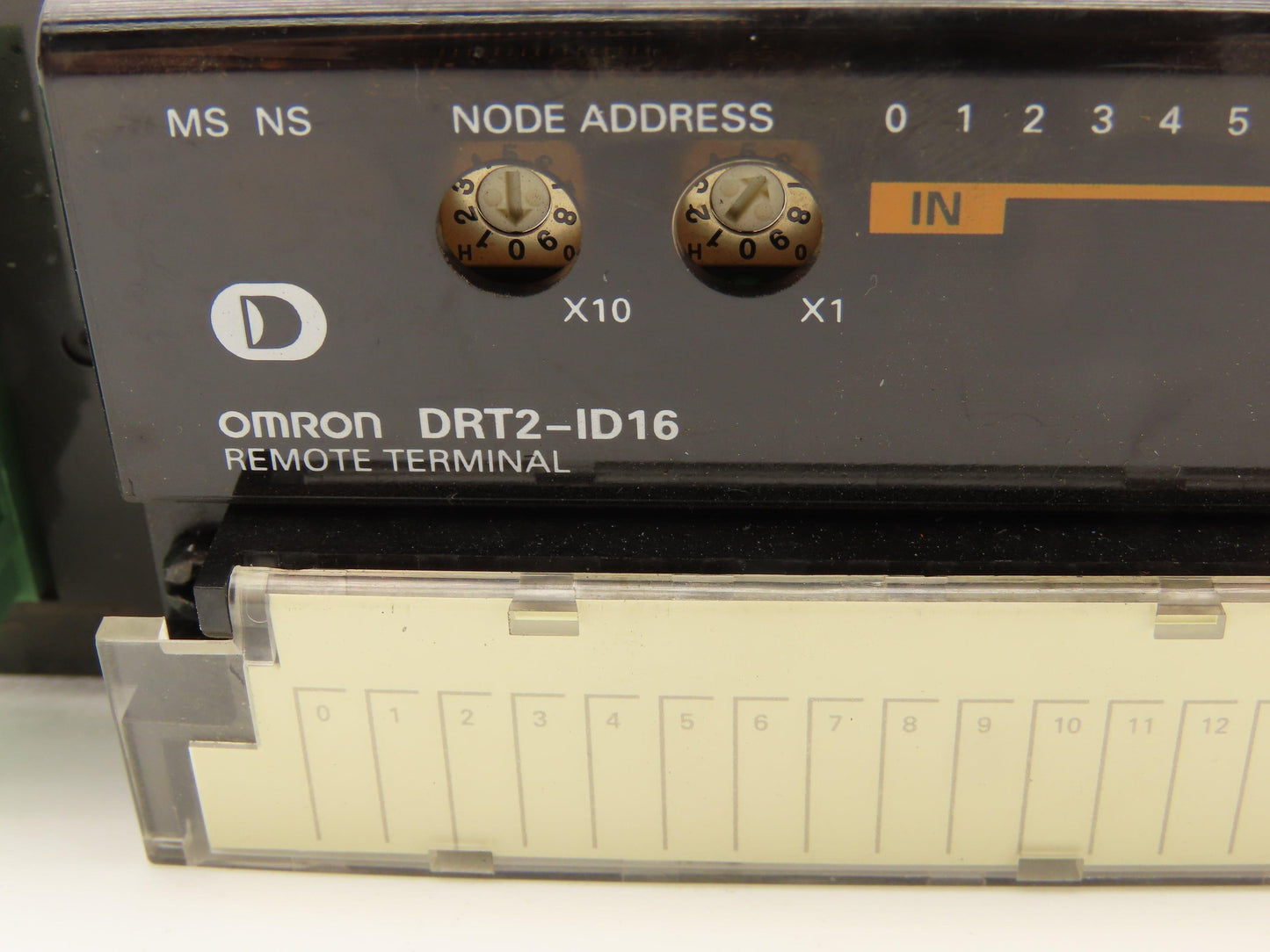 Omron DRT2-ID16 / XWT-ID16 Remote Terminal PLC Input Output Module Set