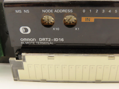Omron DRT2-ID16 / XWT-ID16 Remote Terminal PLC Input Output Module Set