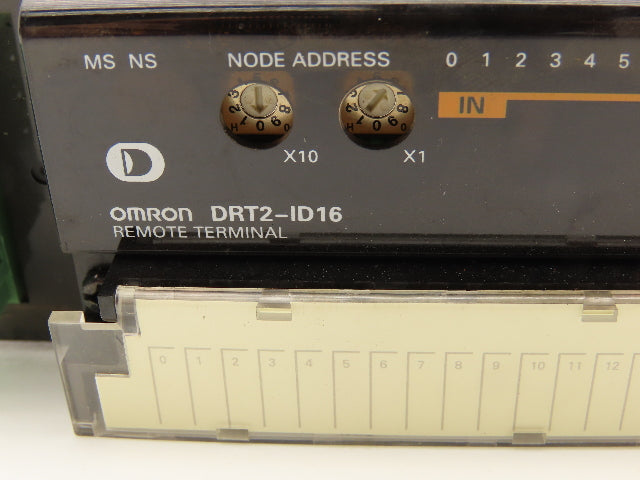 Omron DRT2-ID16 / XWT-ID16 Remote Terminal PLC Input Output Module Set