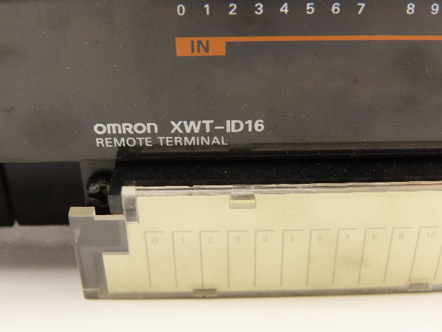 Omron DRT2-ID16 / XWT-ID16 Remote Terminal PLC Input Output Module Set