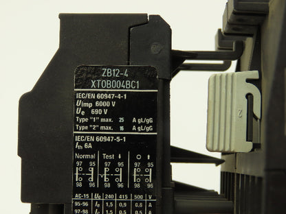 Eaton ZB12-4 Motor Starter Relay Contactor Accessory Set 10HP 7.5A 600VAC