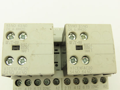 Eaton ZB12-4 Motor Starter Relay Contactor Accessory Set 10HP 7.5A 600VAC