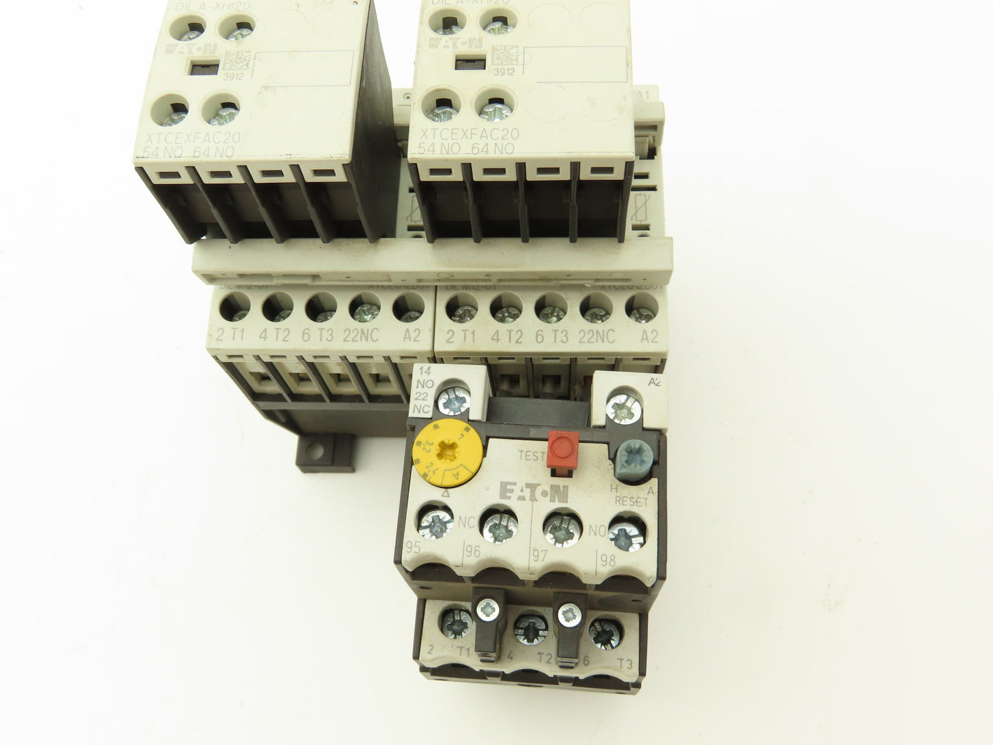 Eaton ZB12-4 Motor Starter Relay Contactor Accessory Set 10HP 7.5A 600VAC