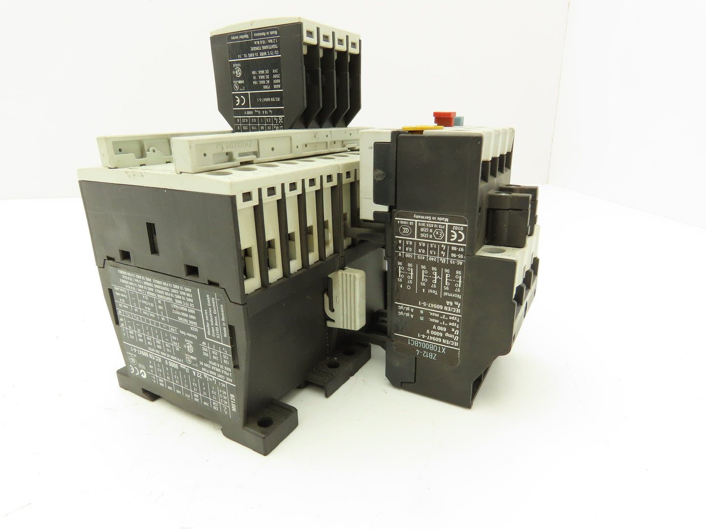 Eaton ZB12-4 Motor Starter Relay Contactor Accessory Set 10HP 7.5A 600VAC