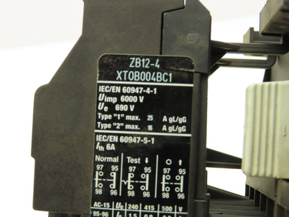 Eaton ZB12-4 Motor Starter Relay Contactor Accessory Set 10HP 7.5A 600VAC