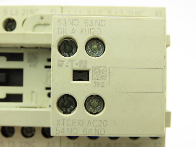 Eaton ZB12-4 Motor Starter Relay Contactor Accessory Set 10HP 7.5A 600VAC