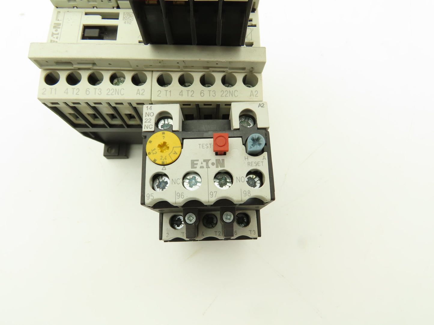 Eaton ZB12-4 Motor Starter Relay Contactor Accessory Set 10HP 7.5A 600VAC