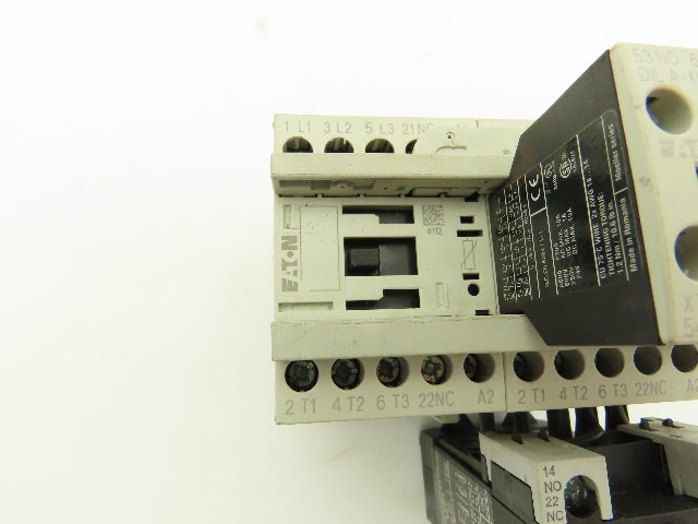 Eaton ZB12-4 Motor Starter Relay Contactor Accessory Set 10HP 7.5A 600VAC