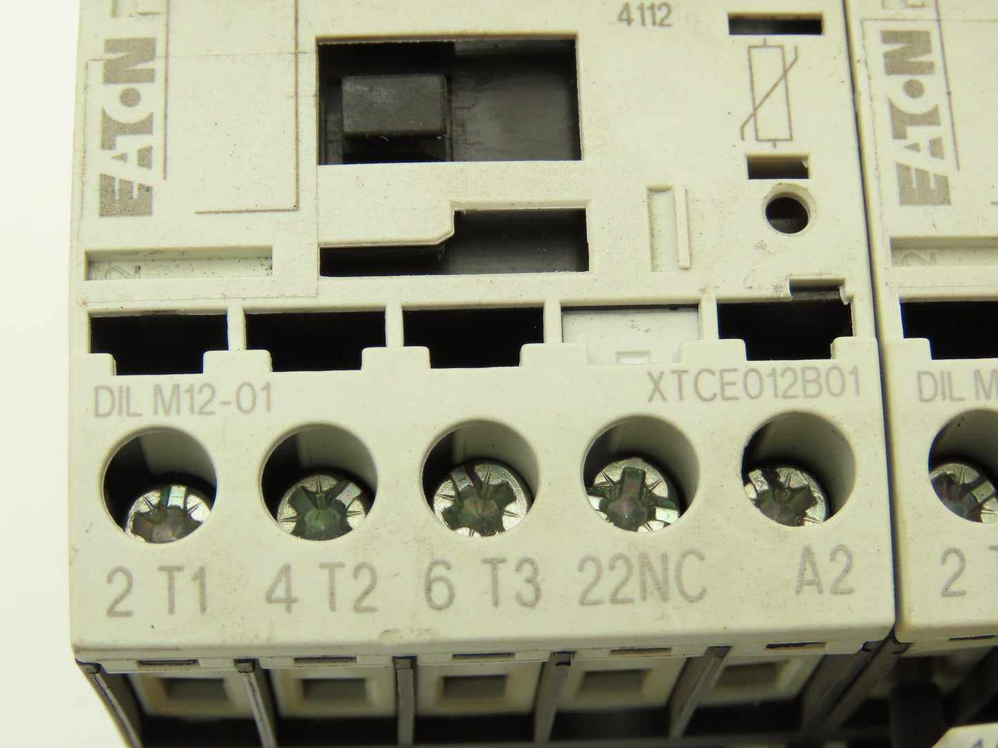 Eaton ZB12-4 Motor Starter Relay Contactor Set 10HP 7.5A 600VAC