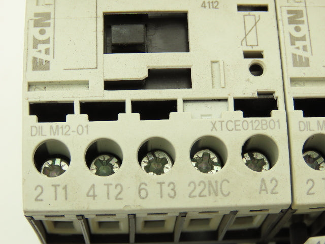 Eaton ZB12-4 Motor Starter Relay Contactor Set 10HP 7.5A 600VAC