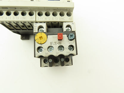 Eaton ZB12-4 Motor Starter Relay Contactor Set 10HP 7.5A 600VAC