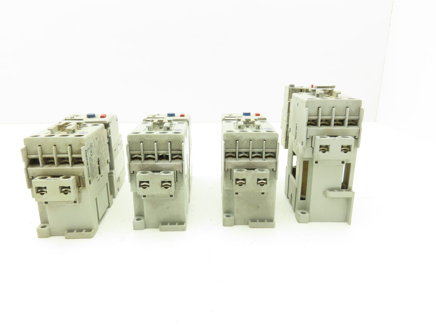 Allen Bradley Motor Starter Overload Relay Contactor Sets Lot of 4
