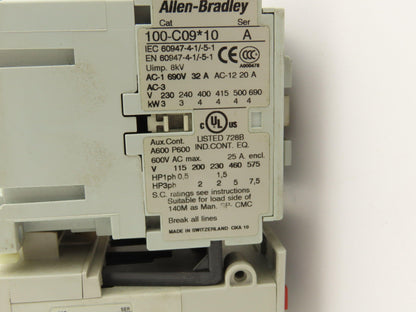 Allen Bradley Motor Starter Overload Relay Contactor Sets Lot of 4