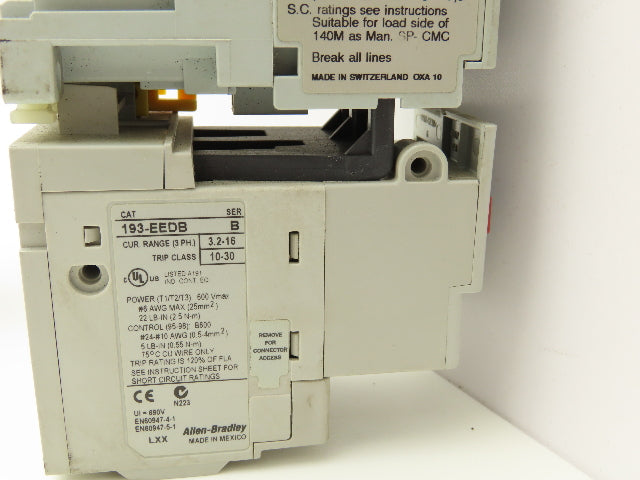 Allen Bradley Motor Starter Overload Relay Contactor Sets Lot of 4