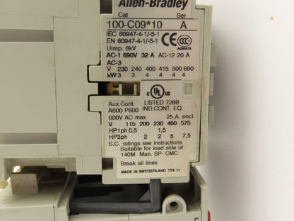 Allen Bradley Motor Starter Overload Relay Contactor Sets Lot of 4