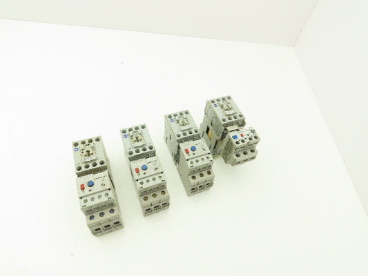 Allen Bradley Motor Starter Overload Relay Contactor Sets Lot of 4