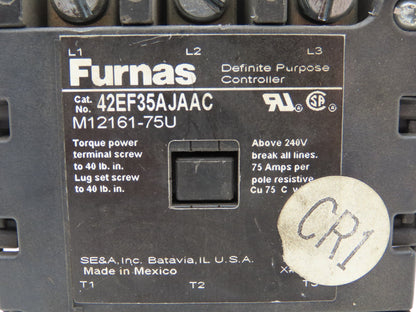 Furnas 42EF35AJAAC Definite Purpose Controller 75A  3-Pole