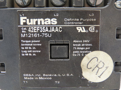 Furnas 42EF35AJAAC Definite Purpose Controller 75A  3-Pole