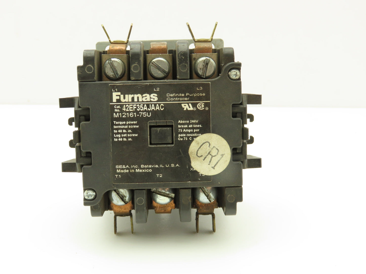 Furnas 42EF35AJAAC Definite Purpose Controller 75A  3-Pole