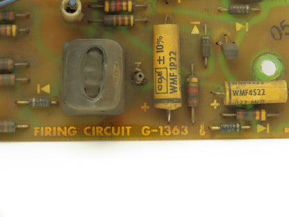 Lincoln Electric G-1363 Welder Firing Circuit