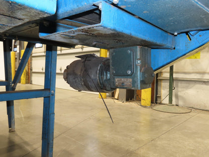 New London Engineering 12"x 11' Double Belt Conveyor 2-Way Center Drive 30 FPM