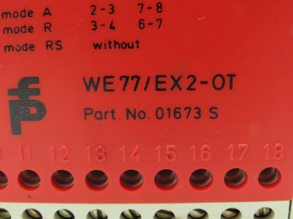 Pepperl+Fuchs WE77/Ex2-OT Switch Amplifier 2-Channel Safety Relay  Lot of 2