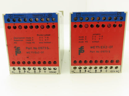 Pepperl+Fuchs WE77/Ex2-OT Switch Amplifier 2-Channel Safety Relay  Lot of 2