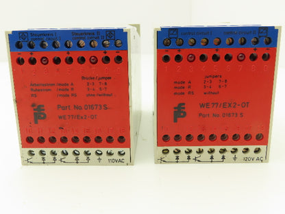 Pepperl+Fuchs WE77/Ex2-OT Switch Amplifier 2-Channel Safety Relay  Lot of 2