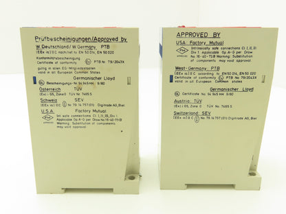 Pepperl+Fuchs WE77/Ex2-OT Switch Amplifier 2-Channel Safety Relay  Lot of 2