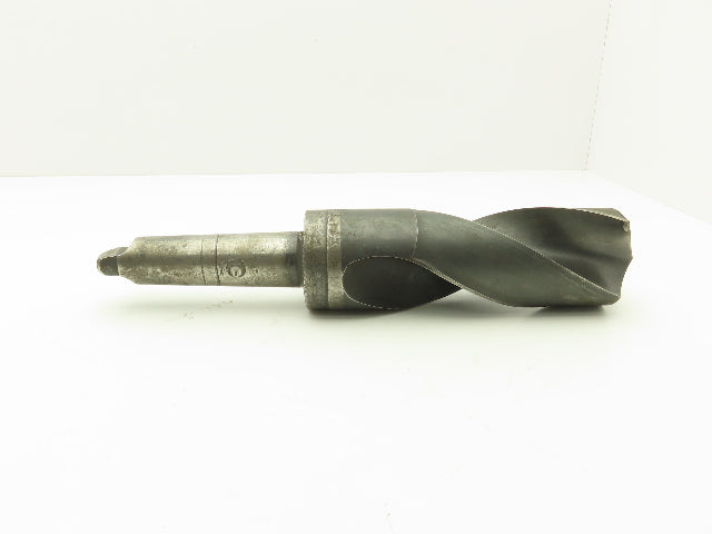 3-1/8" 2 Flute Drill HSS Bit High Speed No 5 Morse Shank CHIPPED