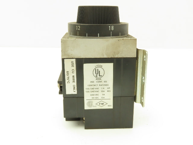 Agastat 7012PH Timing Delay Relay 125VDC Coil 3-30 Minutes 1/4HP