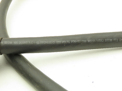 Male Hubbell 21415B Female Meltric DS,60A 30A 600VAC 10AWG 4-wire Connector Cord