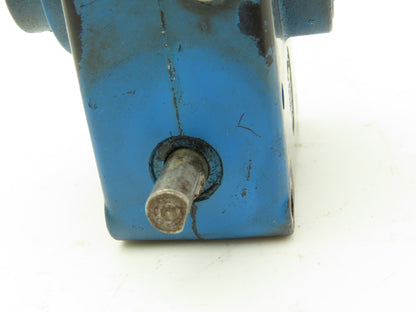 Torque Transmission SW-1 Worm Gear Speed Reducer 48:1 Mini Gearbox Hollow Shaft