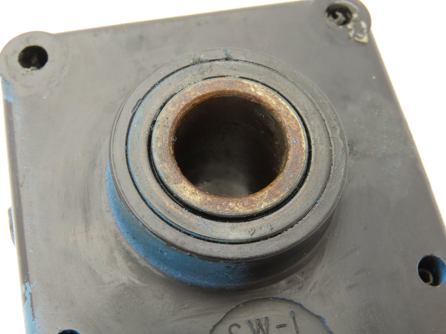 Torque Transmission SW-1 Worm Gear Speed Reducer 48:1 Mini Gearbox Hollow Shaft