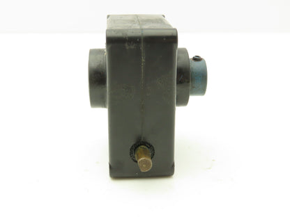 Torque Transmission SW-1 Worm Gear Speed Reducer 48:1 Mini Gearbox Hollow Shaft