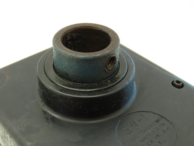 Torque Transmission SW-1 Worm Gear Speed Reducer 48:1 Mini Gearbox Hollow Shaft