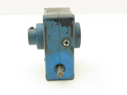 Torque Transmission SW-1 Worm Gear Speed Reducer 48:1 Mini Gearbox Hollow Shaft