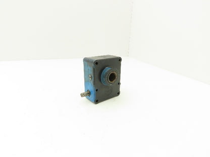 Torque Transmission SW-1 Worm Gear Speed Reducer 48:1 Mini Gearbox Hollow Shaft