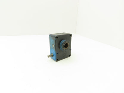 Torque Transmission SW-1 Worm Gear Speed Reducer 48:1 Mini Gearbox Hollow Shaft